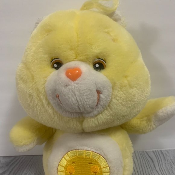 Assiette Enfant Vintage Care Bears 2002 – Funshine Bear – 26cm – Mélamine